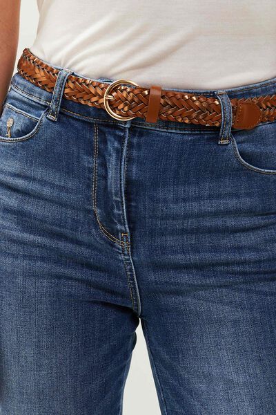 Ceinture tressée femme