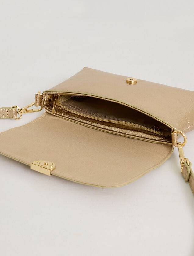 Pochette habill&eacute;e iris&eacute;e femme