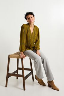 Chemisier plumetis femme