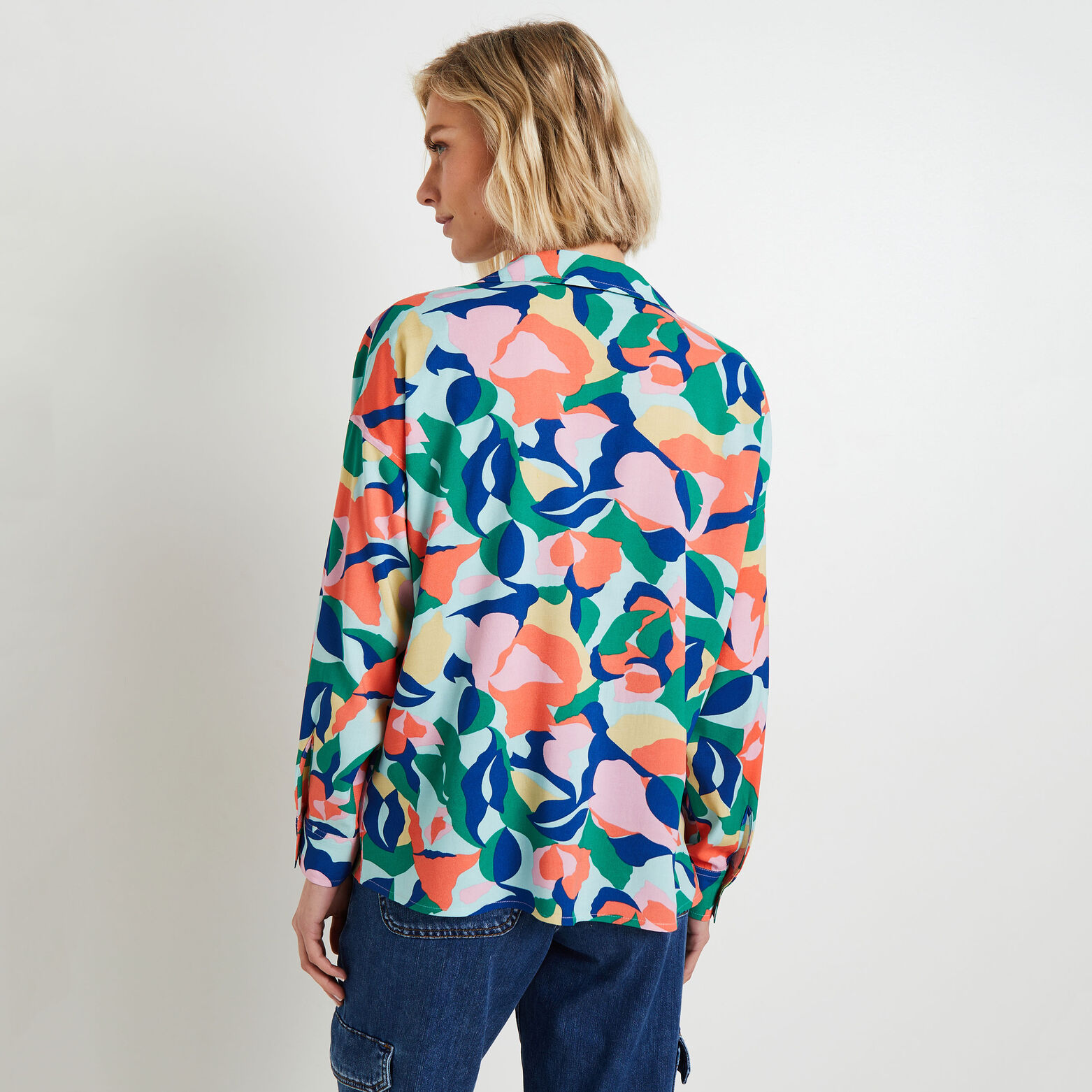 Chemise imprimée femme