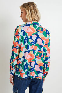 Chemise imprimée femme