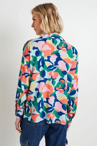 Chemise imprimée femme