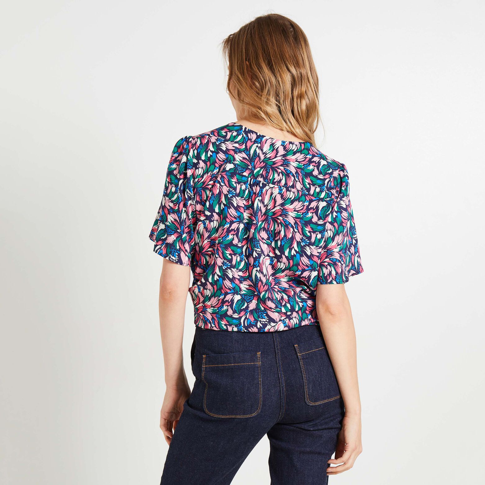 Blouse imprimée femme