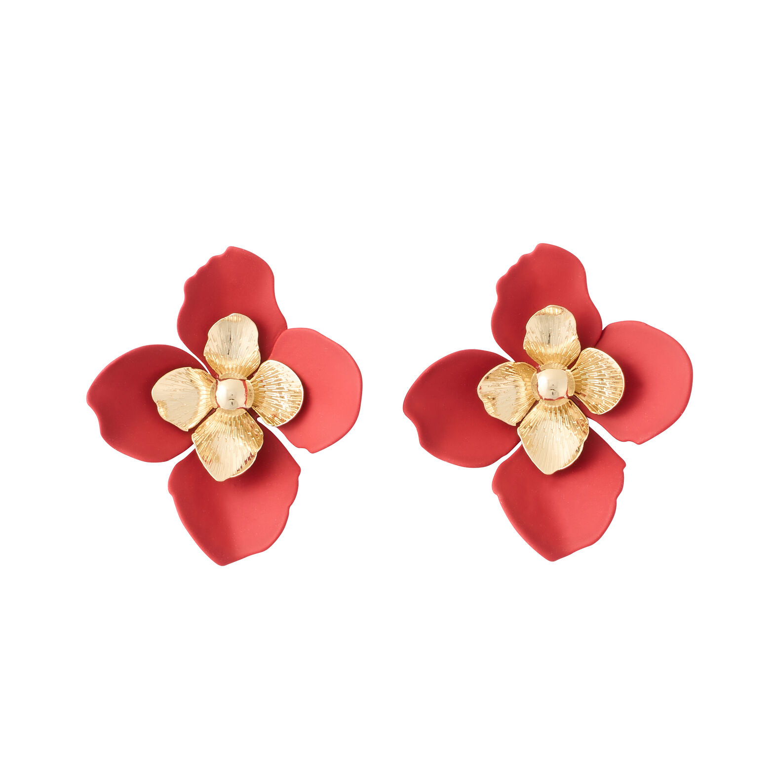 Boucles d'oreilles fleurs 
