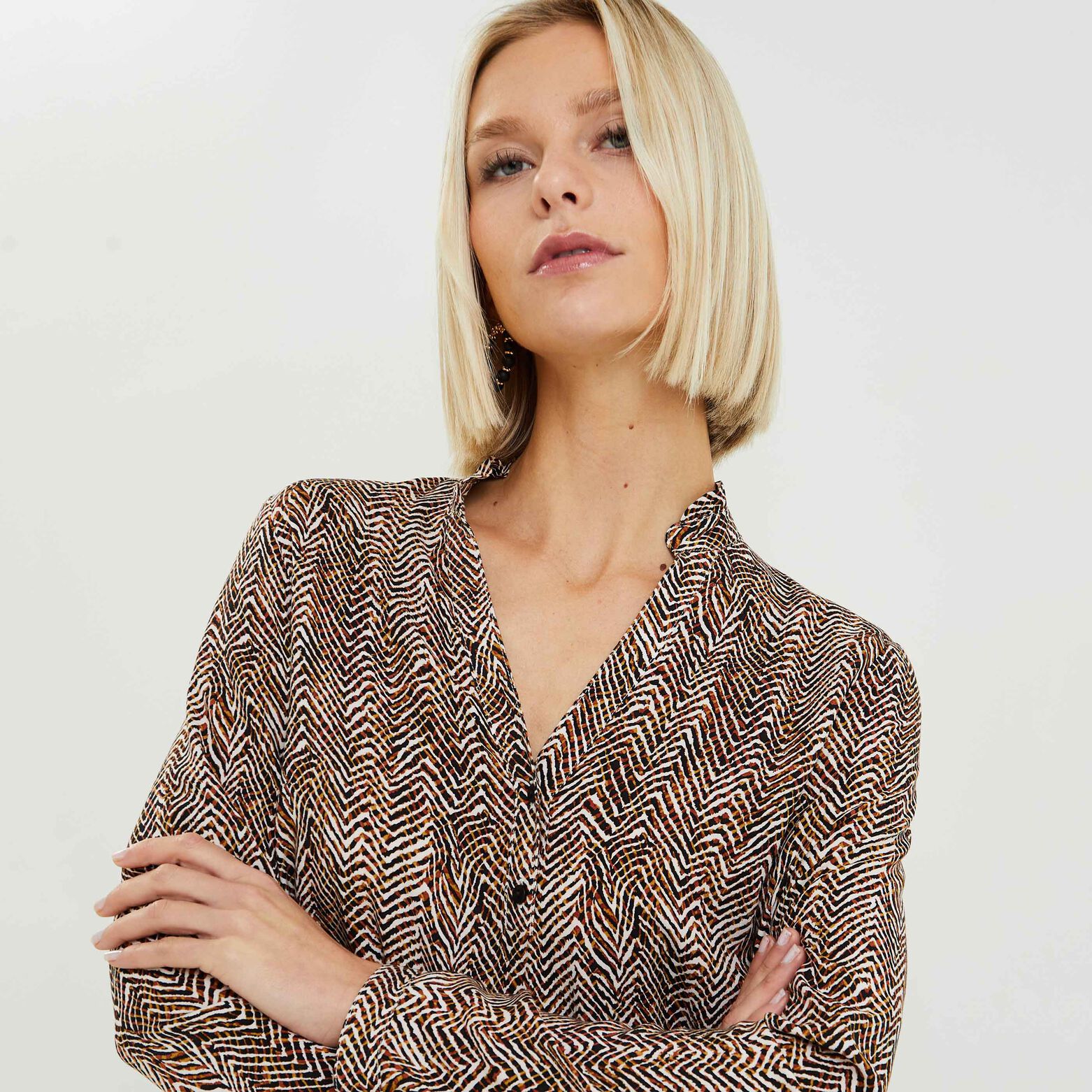 Blouse imprimée femme