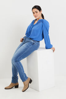 Chemise détails ajourés femme