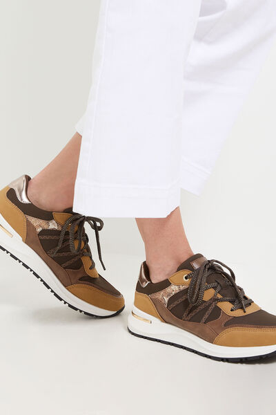 Basket multi matières femme