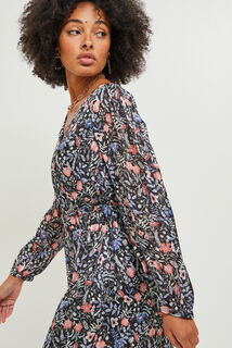 Robe col V femme
