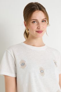 T-shirt col rond femme
