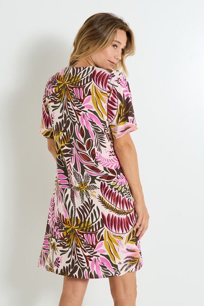 Robe fluide col V femme