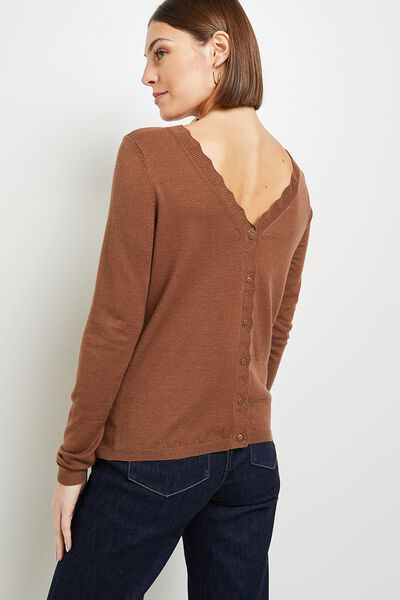 Gilet fine jauge femme