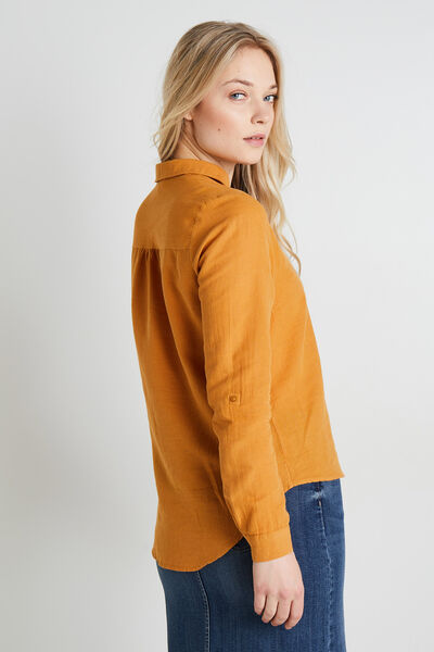 Blouse en coton et lin femme 