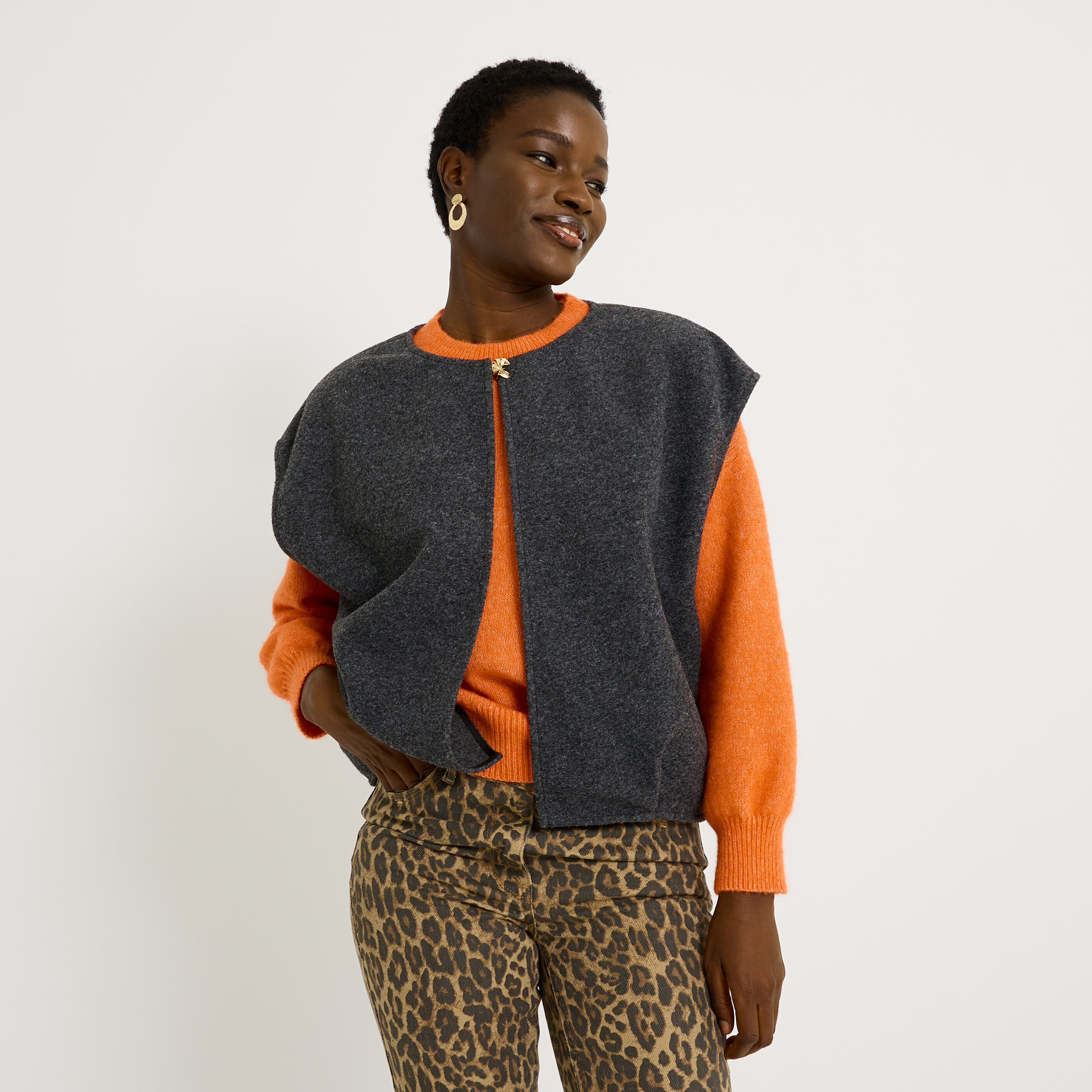 Gilet sans manches femme