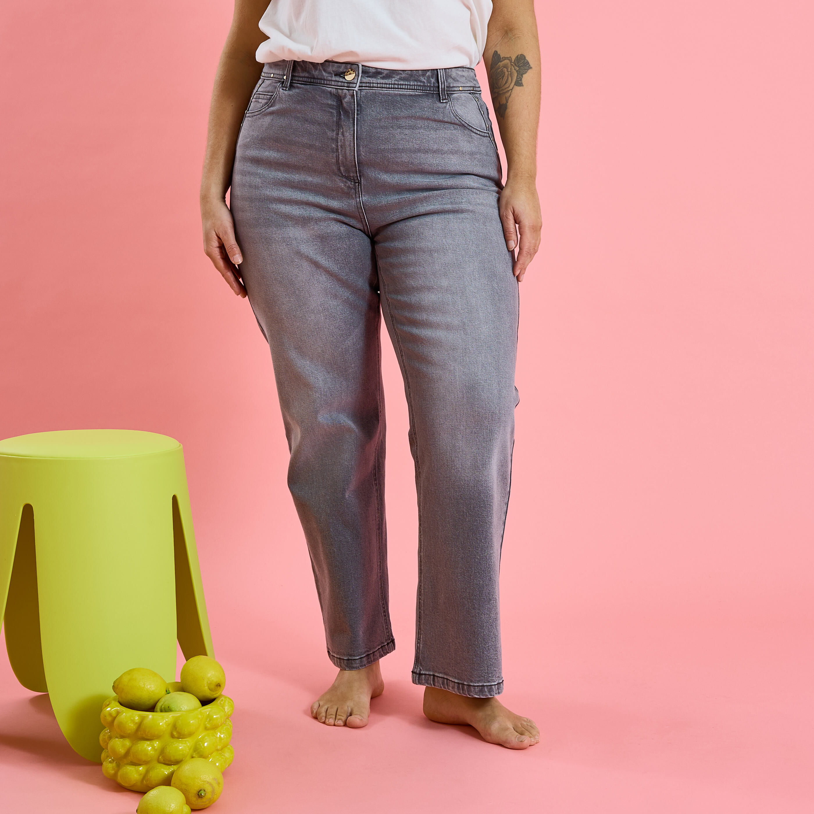 Jean droit raccourci NEVADA D01 femme