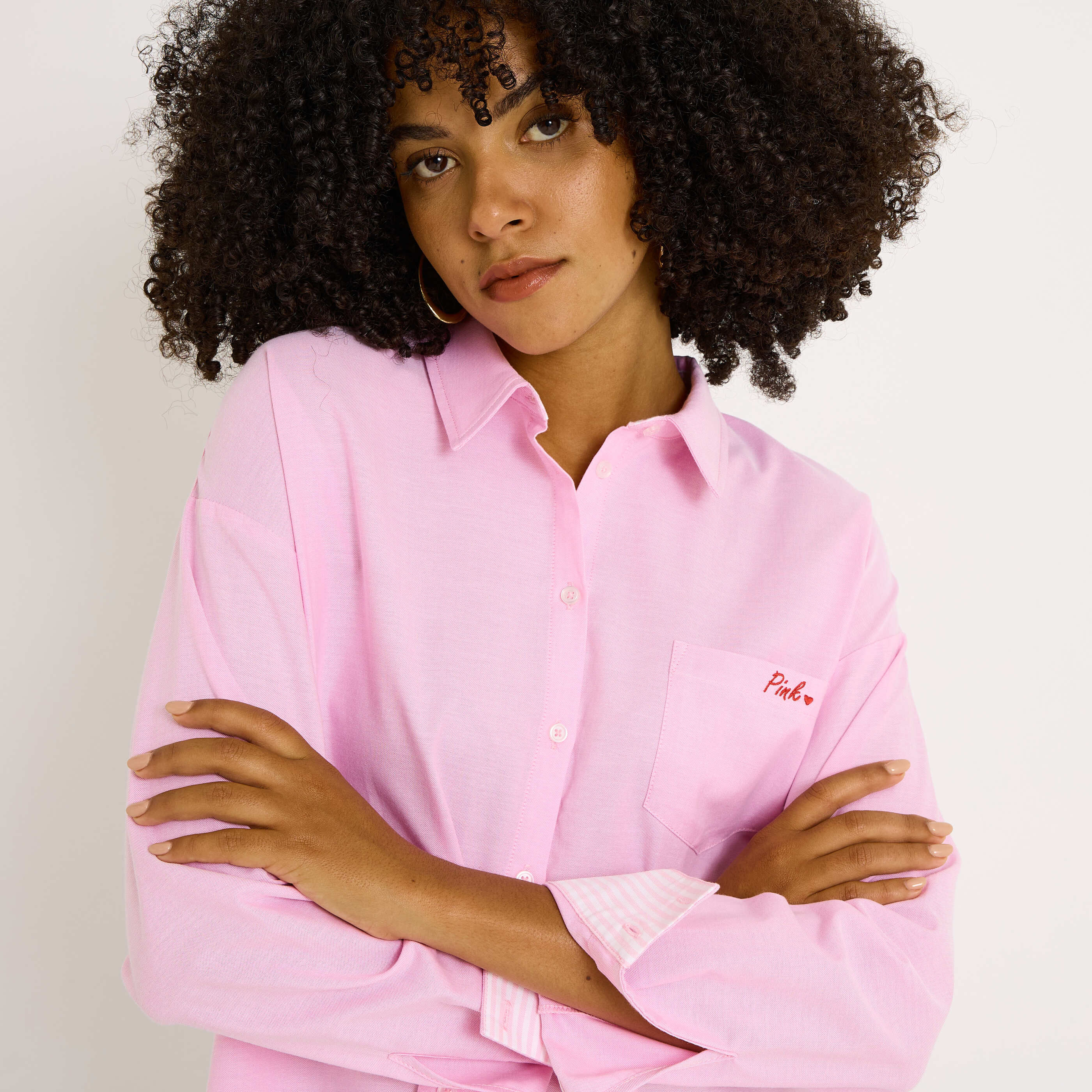 Chemise oversize unie femme