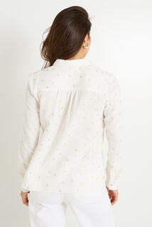 Chemise en gaze de coton femme