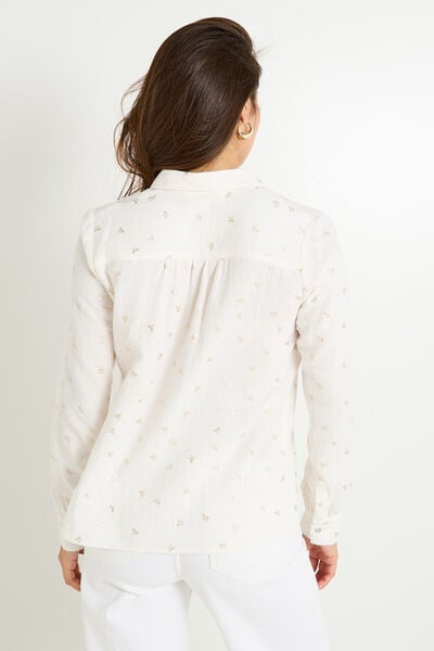 Chemise en gaze de coton femme