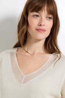Pull manches courtes femme