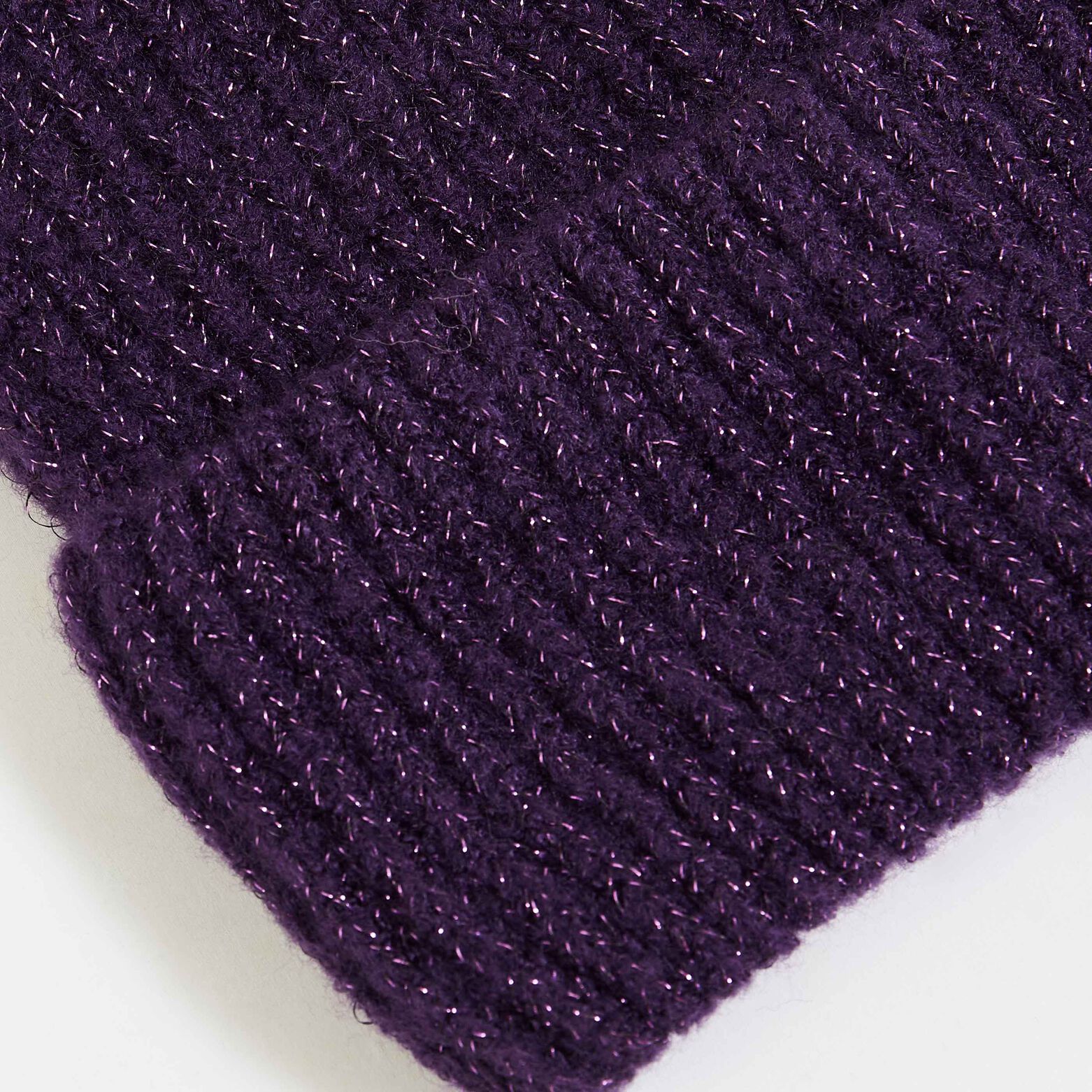 Bonnet scintillant femme