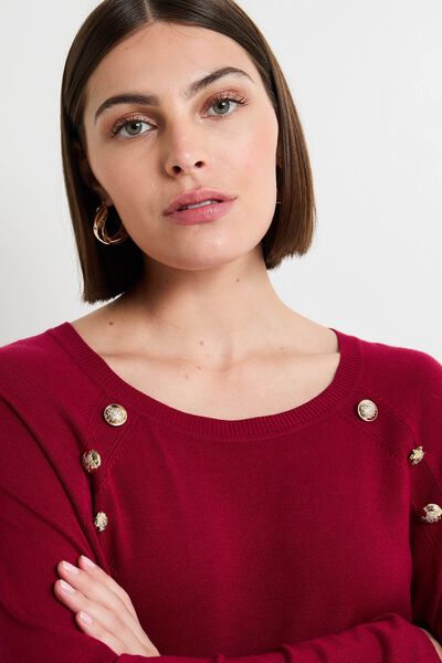 Pull col rond femme