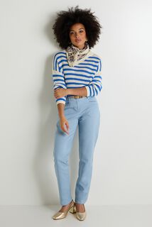 Pull col rond femme