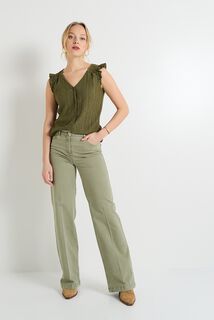 Débardeur col V femme