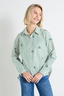 Chemise rayée femme