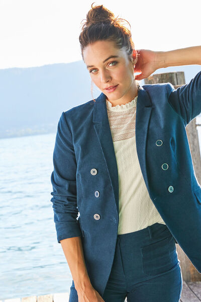 Blazer en velours femme