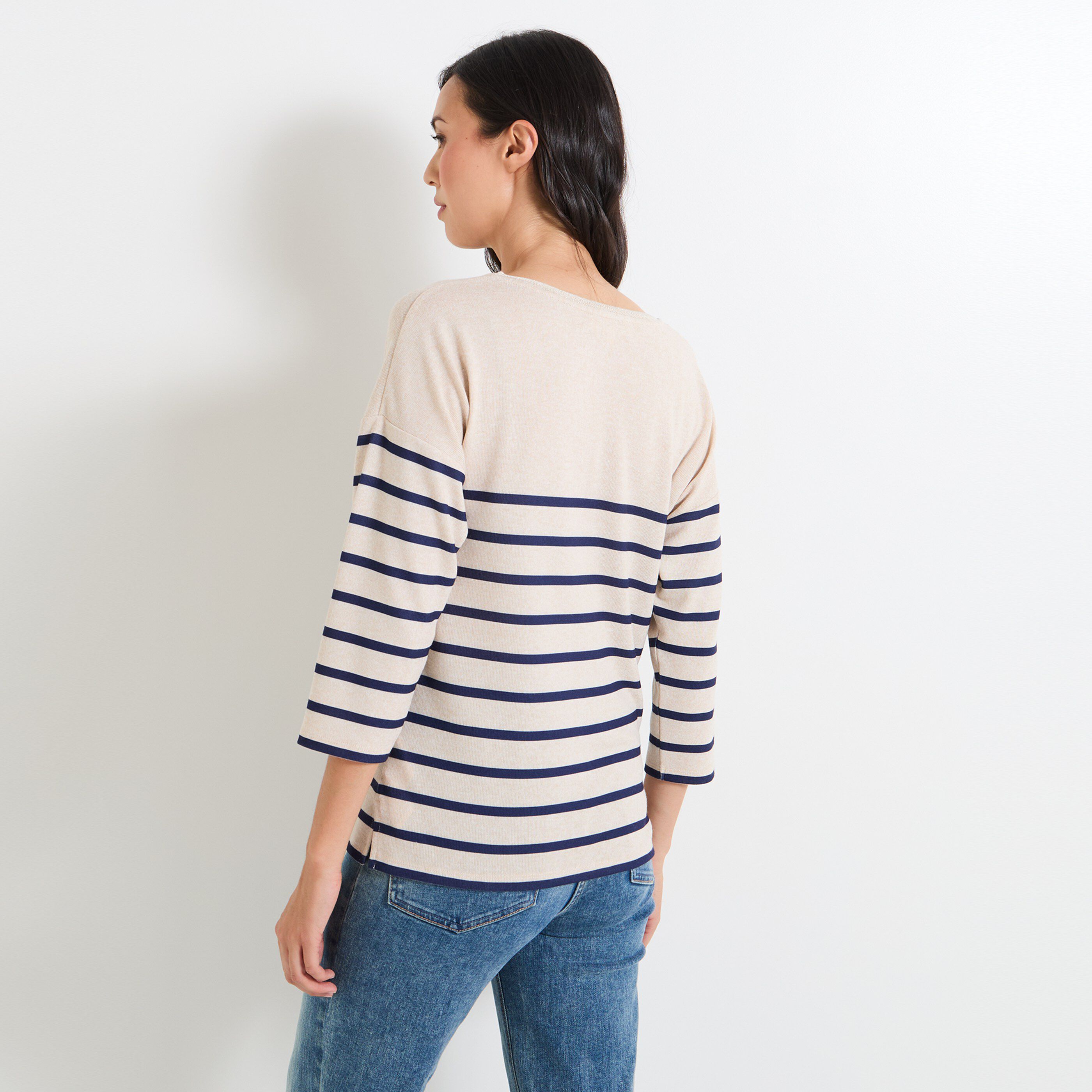 T-shirt marini&egrave;re doudou femme