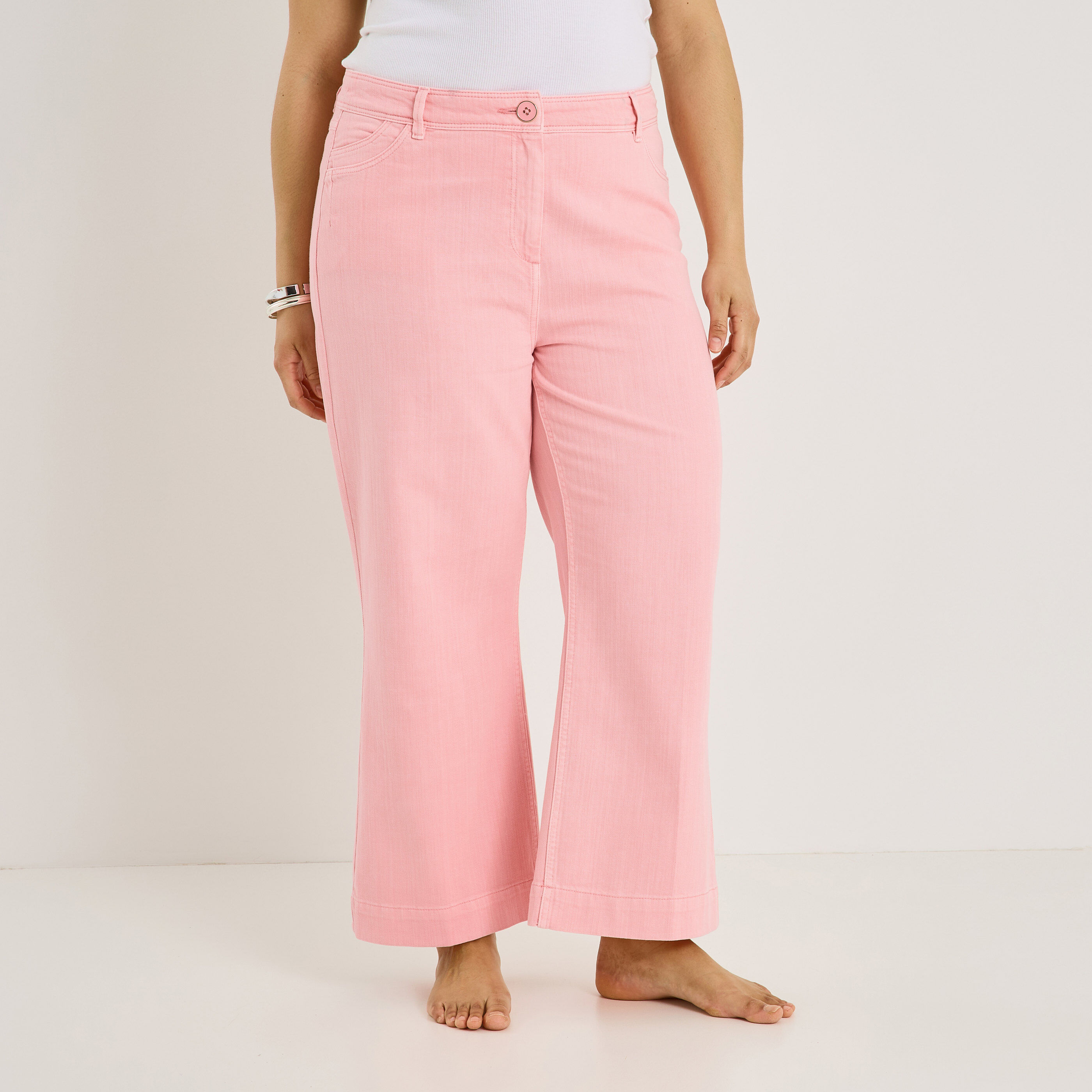 Jean flare raccourci KANSAS RF02 femme