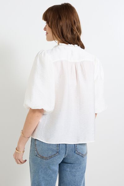 Chemise manches coudes femme