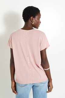 Pull manches courtes femme