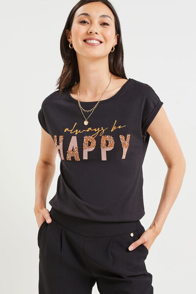 Tshirt à message femme