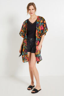 Paréo imprimé tropical femme