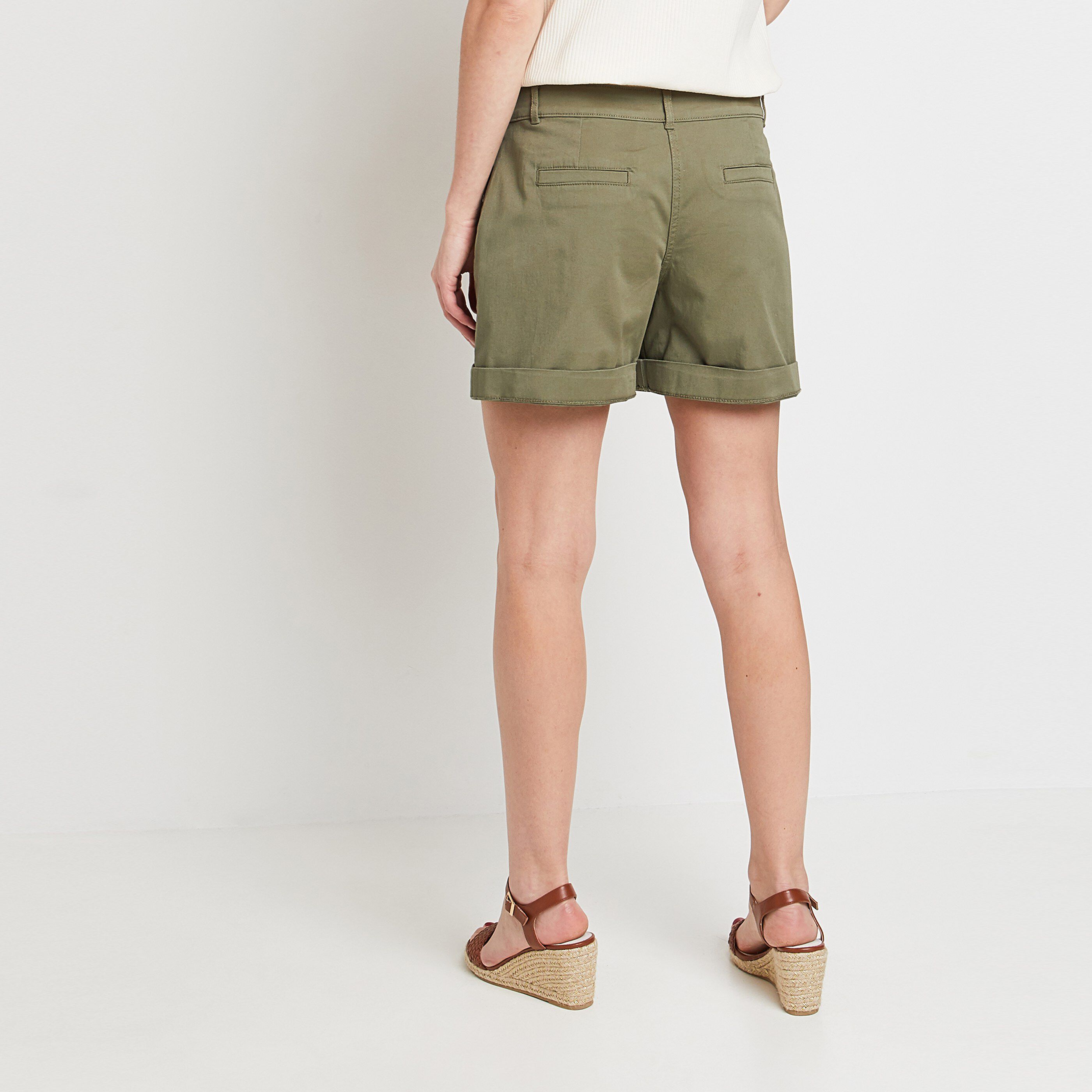 Short on sale femme kaki