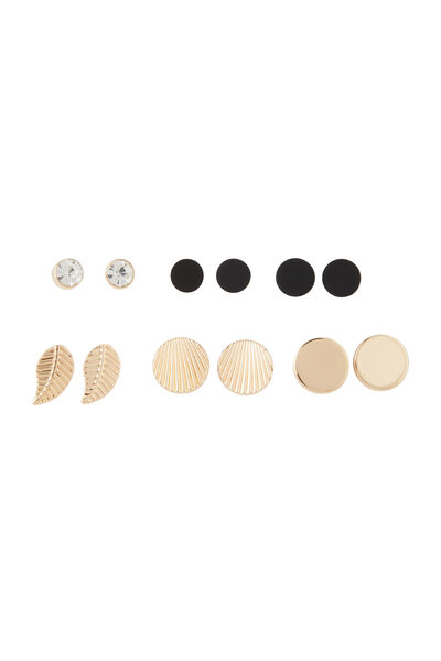 Set de 6 boucles d'oreilles