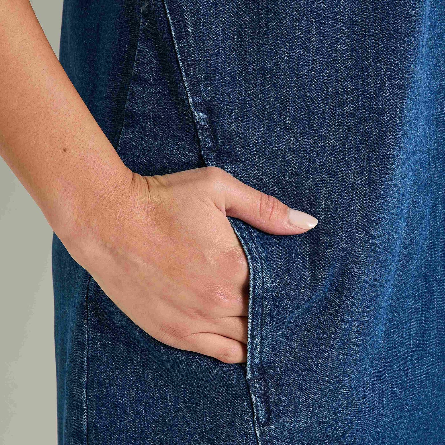 Robe en denim femme