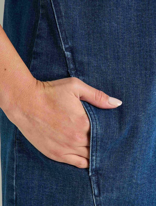 Robe en denim femme