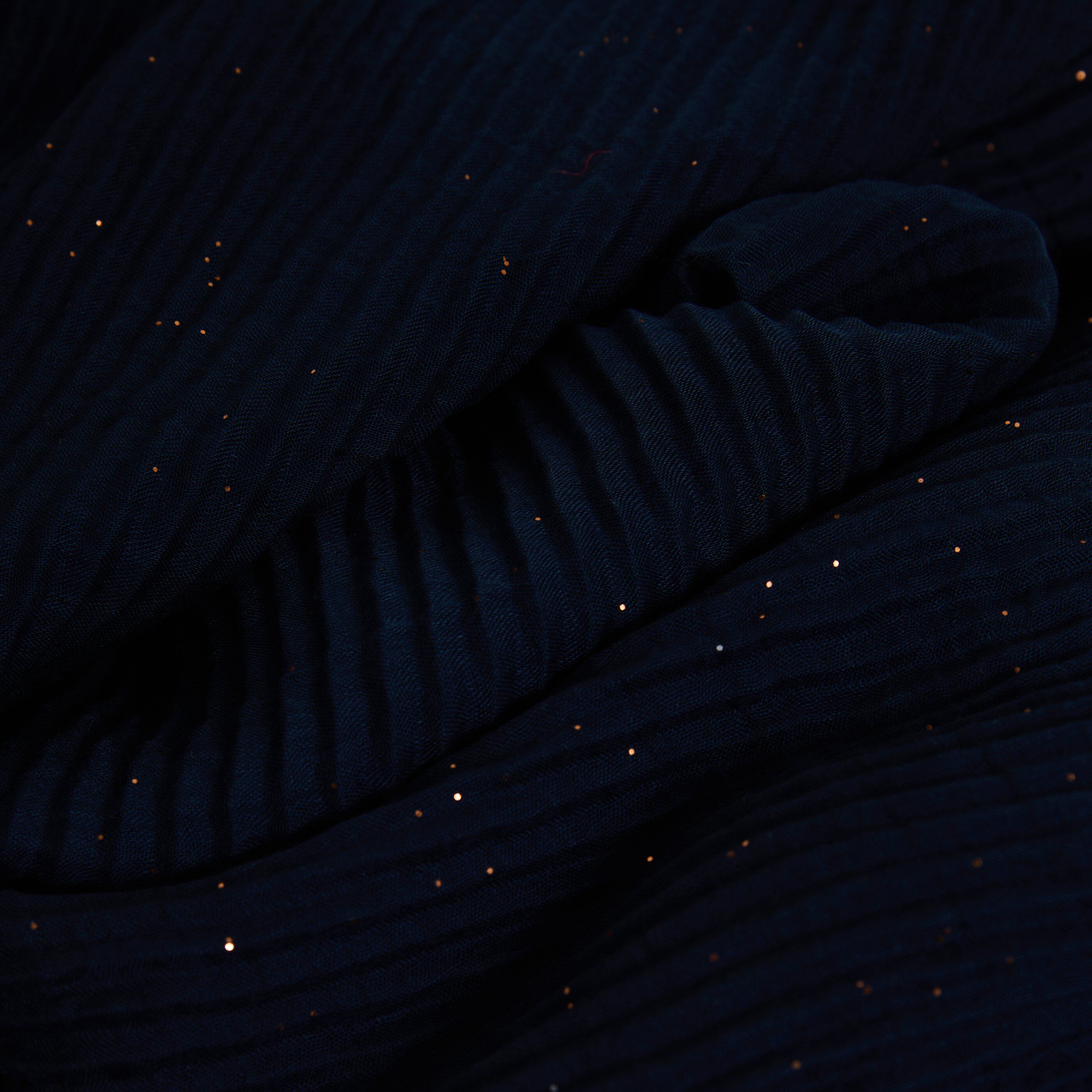 Etole unie pliss&eacute;e paillet&eacute;e femme