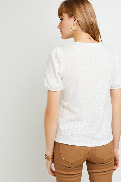 Tshirt ajouré femme