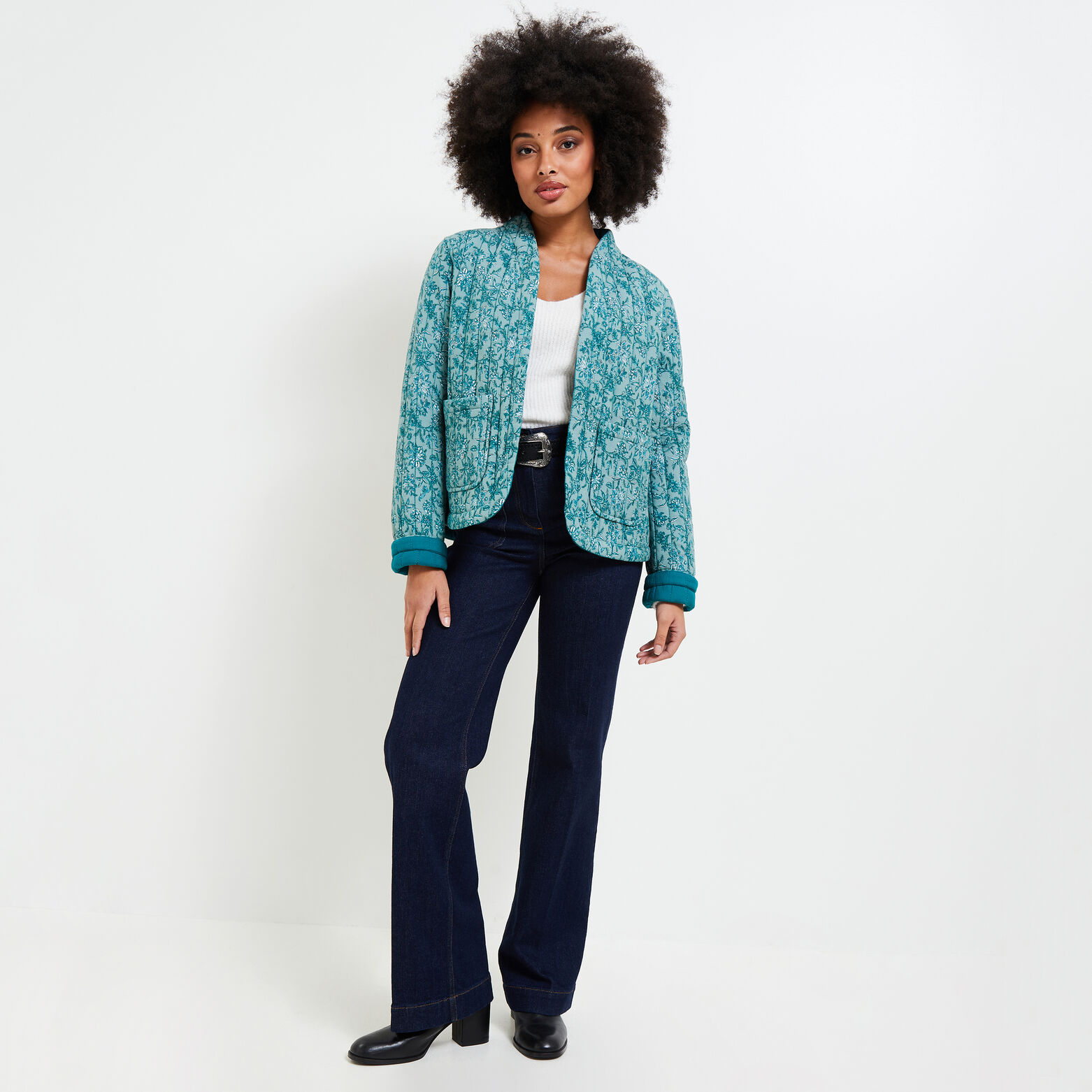 Veste matelassée réversible femme