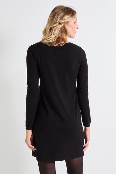 Robe col bateau femme
