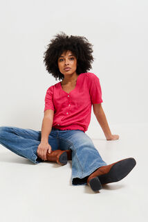 Tshirt ajouré femme