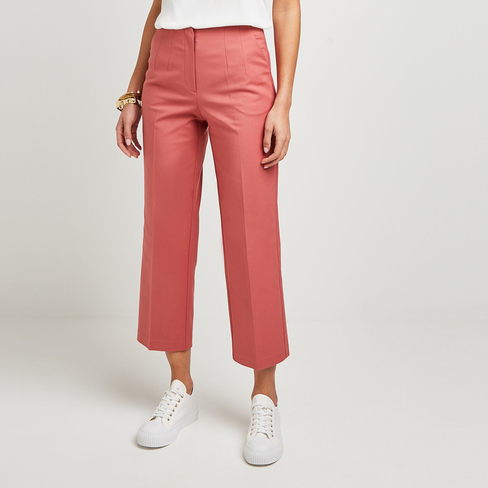 Pantalon droit femme