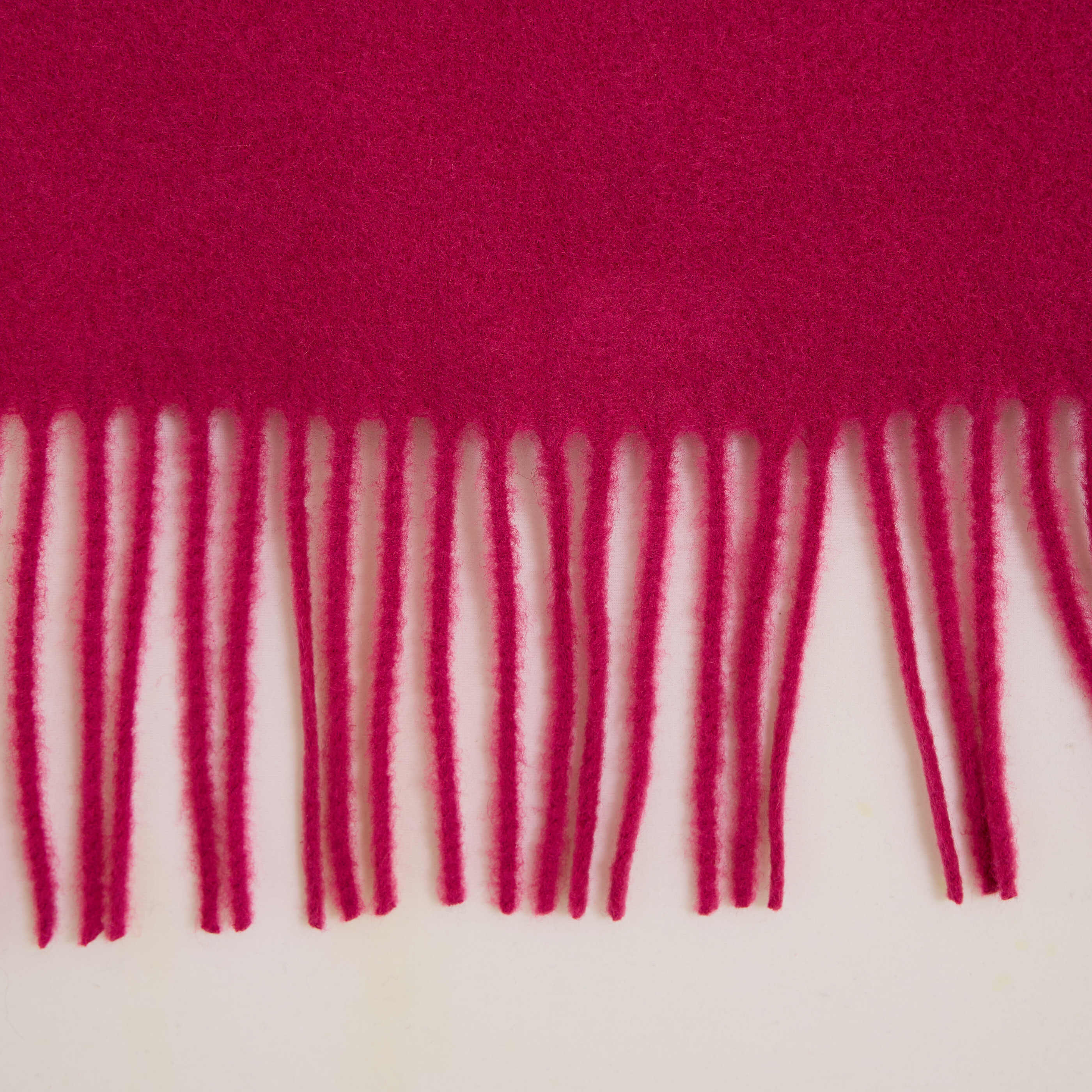 &Eacute;charpe unie &agrave; franges femme