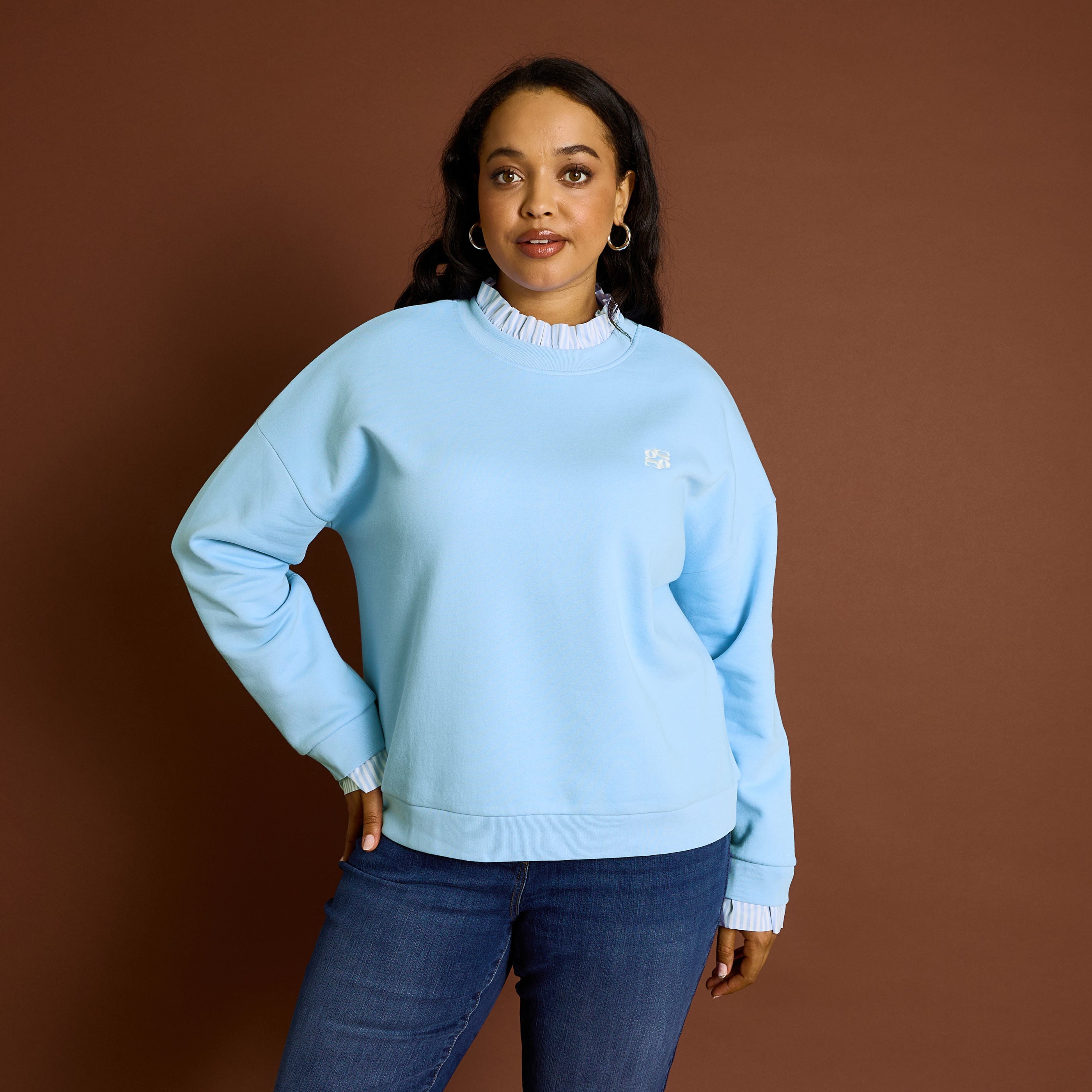 Sweat col victorien femme