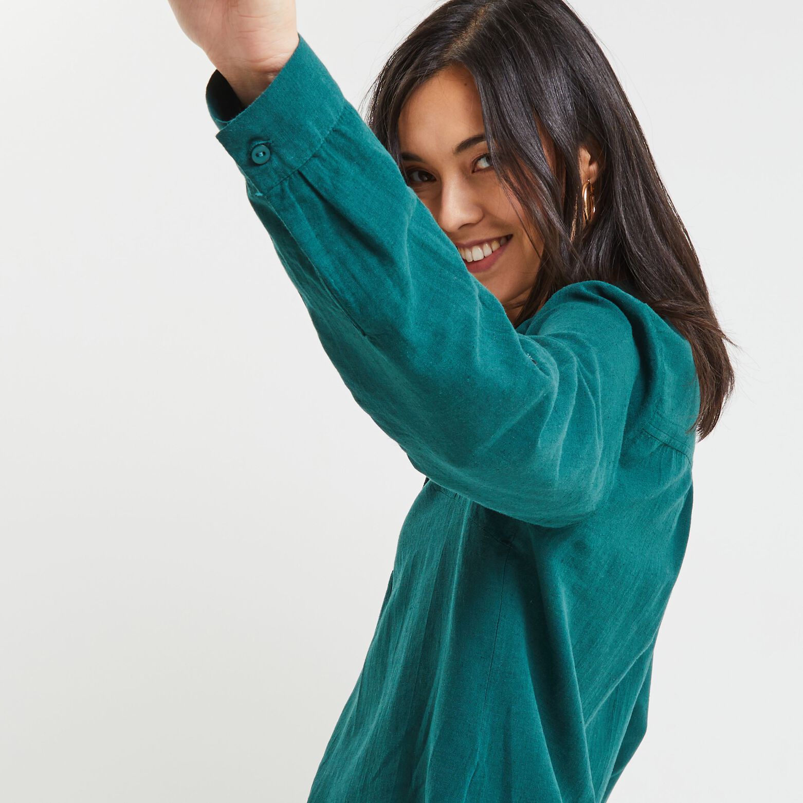 Blouse manches longues femme