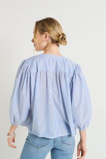 Chemise oversize rayée femme