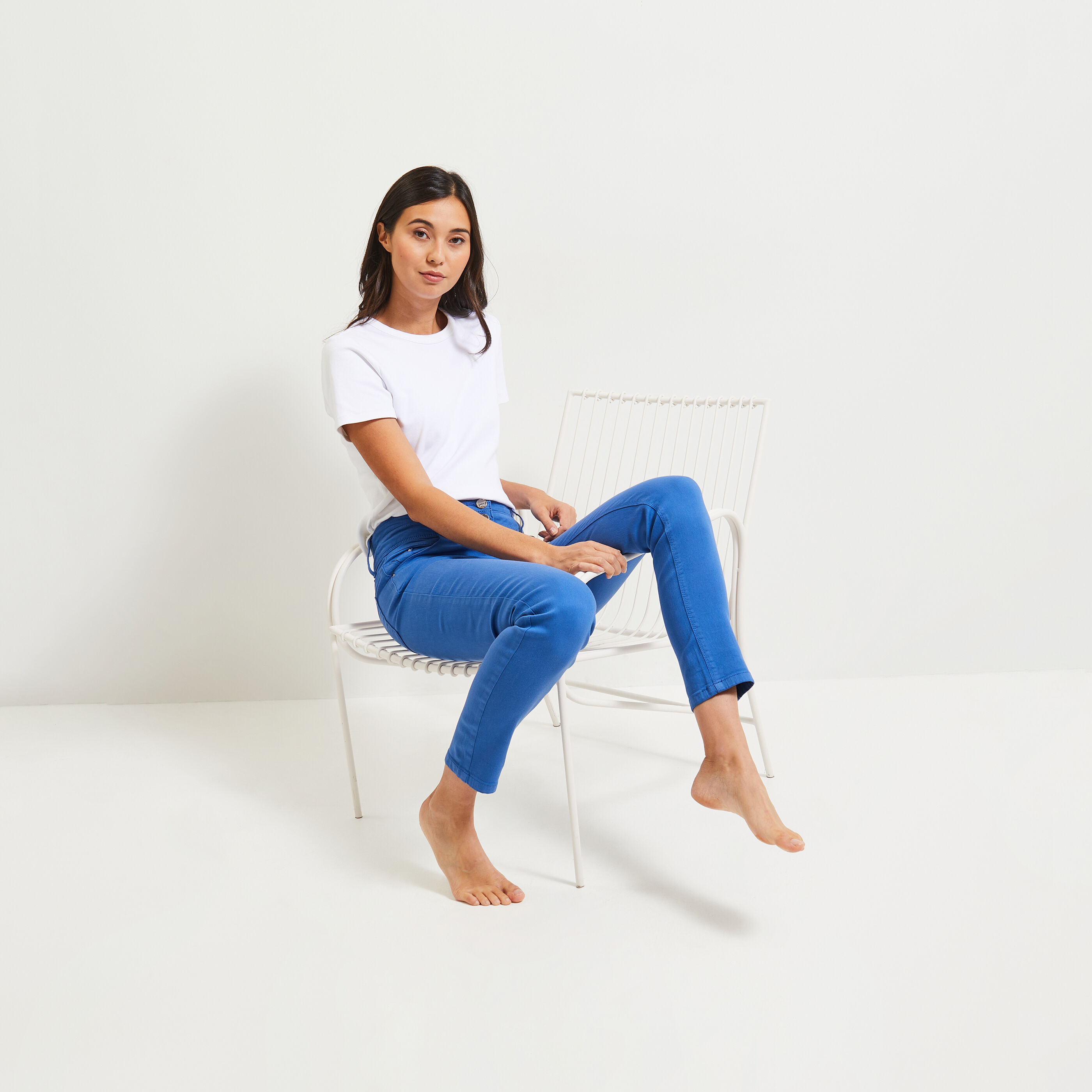 Jean slim taille haute FIGARI femme