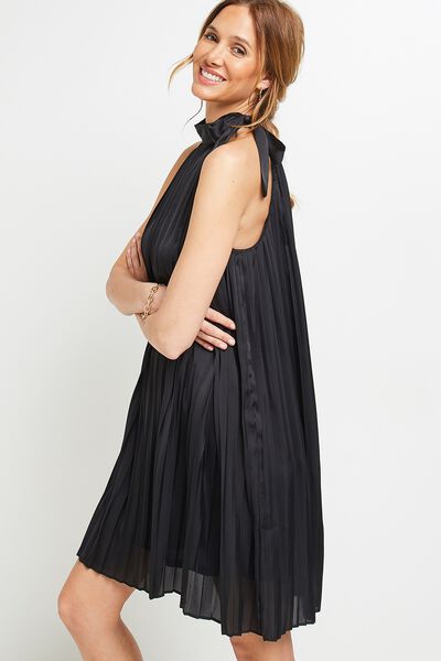 Robe satinée femme